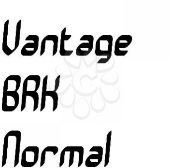 Vantage Font