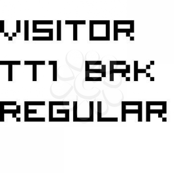 Visitor Font