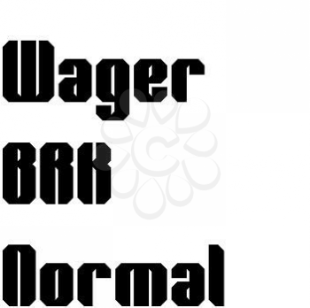 Wager Font