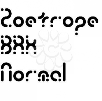 Zoetrope Font