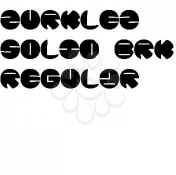 Rounded Font