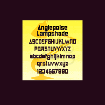 Lampshade Font