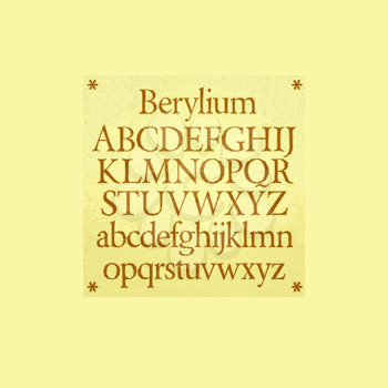 Berylium Font