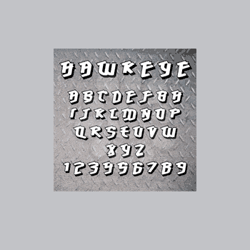 Hollow Font