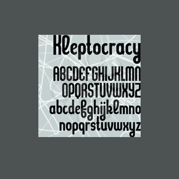 Kleptocracy Font
