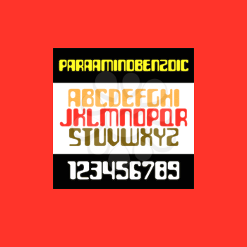 Paraaminobenzoic Font