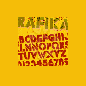 Stencil Font