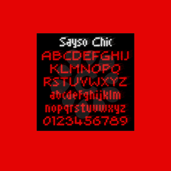 Lcd Font