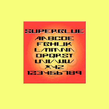 Superglue Font