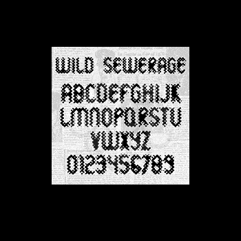 Sewerage Font