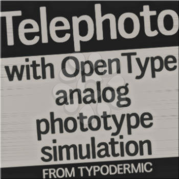 Telephoto Font