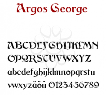 Argos Font