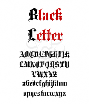 Black Font