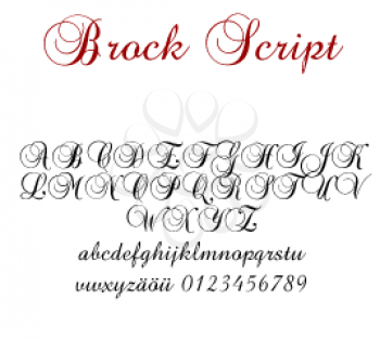 Script Font