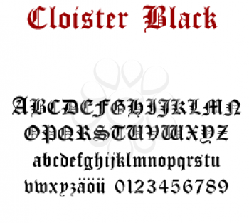 Celtic Font