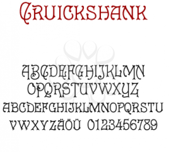 Font #736