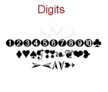 Digits Font