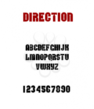Direction Font