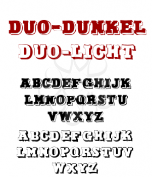 Outlines Font