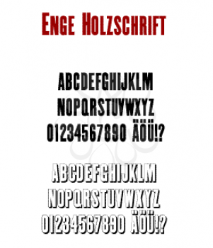 Narrow Font