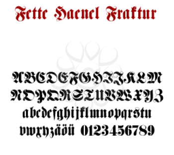 Fraftur Font