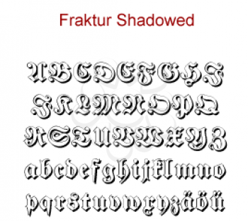 Hollow Font