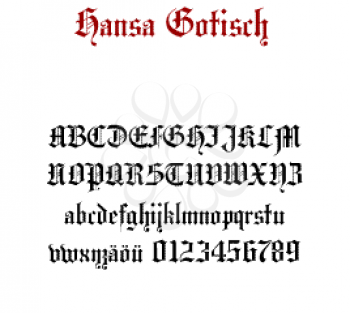 Gotisch Font