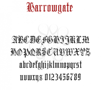 Harrowgate Font
