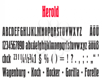 Herold Font