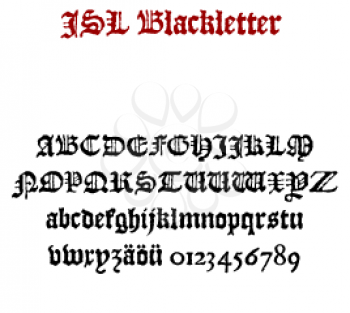 Blackletter Font