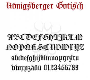 Gotisch Font