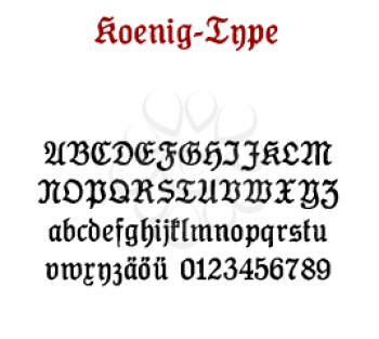 Koenigtype Font