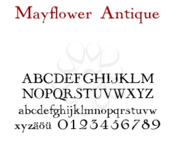 Antique Font