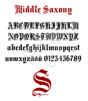 Saxony Font