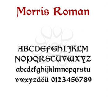 Morrisrom Font