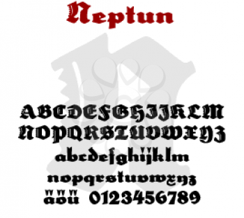 Neptun Font