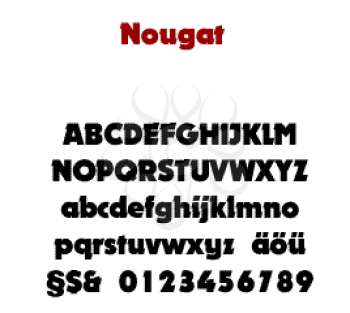 Nougat Font