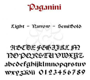 Paganini Font