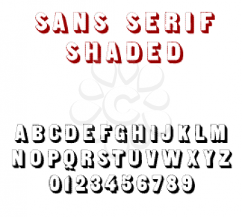Shaded Font