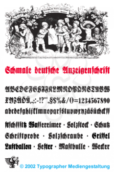 Anzeigenfchrift Font