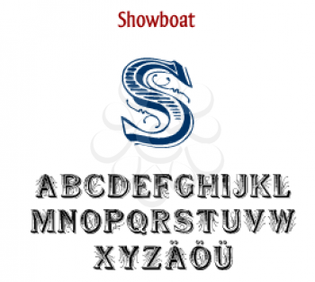 Showboat Font