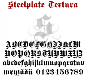 Steelplate Font