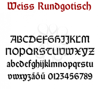 Weiss Font