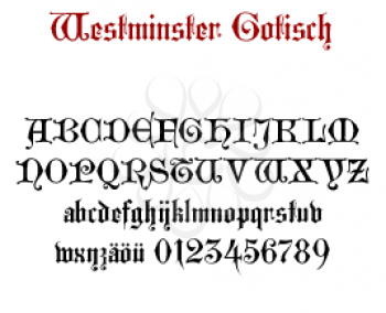 Gotisch Font