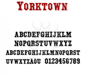 Yorktown Font