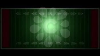 Royalty Free Video of a Moving Football Field
