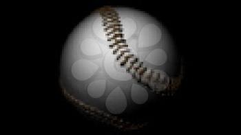 Royalty Free Video of a Baseball