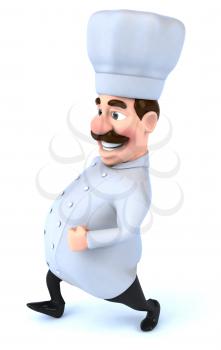 Royalty Free 3d Clipart Image of a Chef