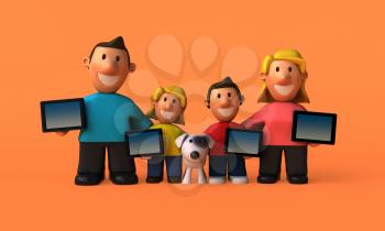 Family - 3D Illustration