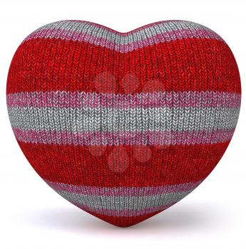 Royalty Free 3d Clipart Image of a Stuffed Heart